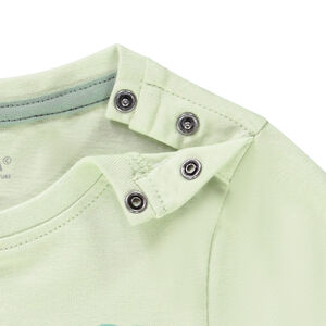T-shirt manches courtes printé et brodé savane pour bébé garçon 