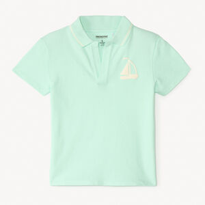 Polo manches courtes motifs fantaisie garçon 