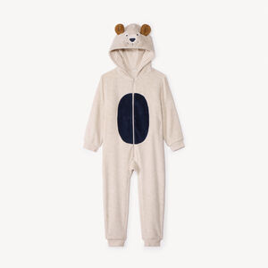 Surpyjama ludique chien en sherpa garçon 