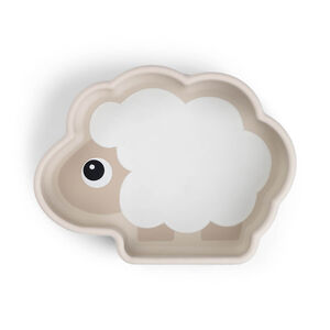Bol mouton ventousé en silicone Sheepy sable 