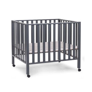 Parc avec Roues Anthracite - 75 x 95 cm 