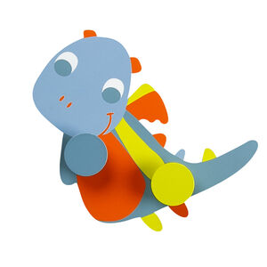 Patère en bois forme dragon  