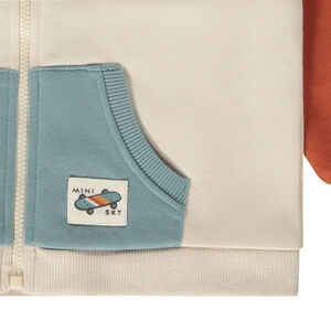 Gilet en molleton effet color block pour bébé garçon 