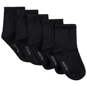 Lot de 5 paires de chaussettes unies garçon 