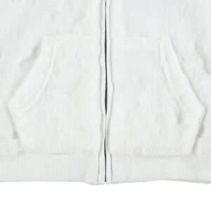 Gilet à capuche en sherpa avec poches  