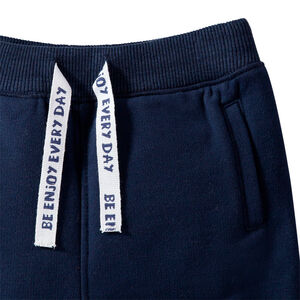 Pantalon de jogging en molleton à cordons imprimés 