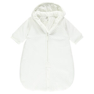 Pilote naissance 2 en 1 ouatiné réversible 