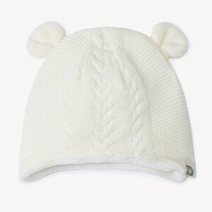 Bonnet ludique en tricot doublé sherpa pour bébé 