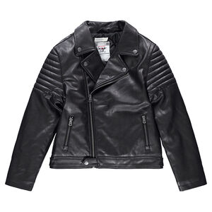 Junior - Perfecto en simili cuir avec poches zippées 