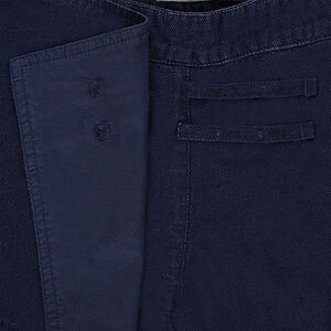 Junior - Jupe short en toile effet jeans avec boucles 