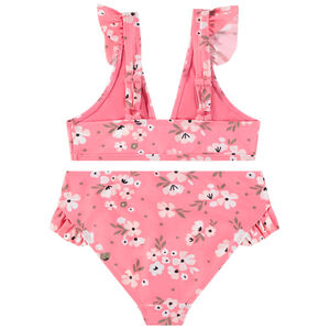 Maillot de bain 2 pièces imprimé sakura fille 