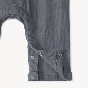 Ensemble long 2 pièces avec salopette pour bébé garçon 