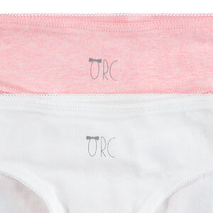 Lot de 2 culottes en coton avec logo pinté 