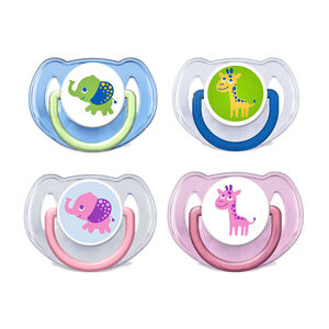 Sucette orthodontique Eléphant/Girafe - 6-18 mois 