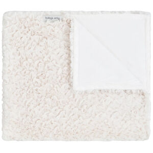 Couverture berceau Snow - Blanc cassé 100x135cm 
