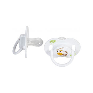 Lot de 2 sucettes Animal en silicone - 0-6 mois 