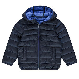 Junior - Doudoune light* imperméable à capuche avec sac de rangement printé 