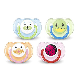 Sucette orthodontique en silicone - 6-18 mois 
