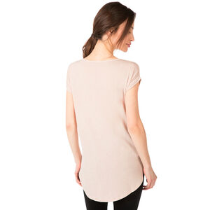 Tee-shirt de grossesse manches courtes avec inscription crinkle 