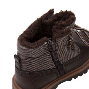 Bottillons bi-matière doublés sherpa 