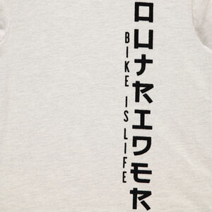 Junior - Tee-shirt manches longues en jersey avec print et col fantaisie 