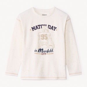 T-shirt manches longues puff print football américain garçon 
