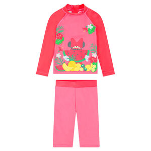 Maillot de bain 2 pièces anti UV Disney Minnie 