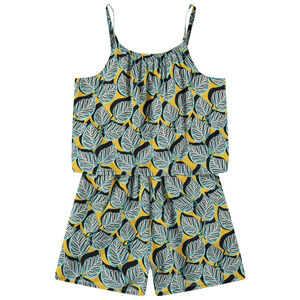 Junior - Combishort à imprimé wax all-over et dos ajouré 