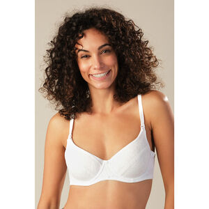 Soutien-gorge de grossesse et d'allaitement à armatures et motif floral 