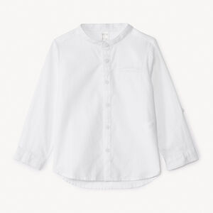 Chemise manches longues col mao pour bébé garçon 
