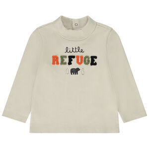 T-shirt manches longues col cheminée pour bébé garçon 