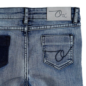 Junior - Jeans slim avec taches de peinture printées  