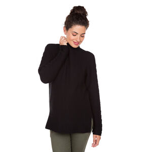 Pull de grossesse en tricot à col montant 