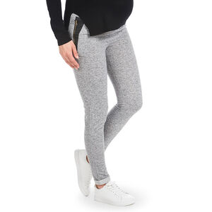 Pantalon de jogging de grossesse avec détails effet cuir 