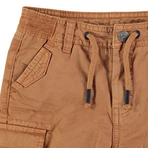 Bermuda en toile effet used à poches 