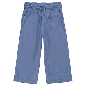 Junior - Pantalon ample mi-mollet en Tencel 
