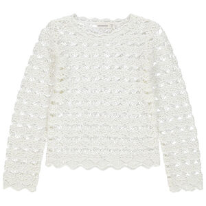 Pull en maille ajourée  