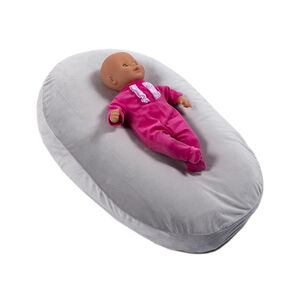 Housse de coussin de maternité - Polaire gris 