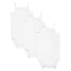 Lot de 3 bodies unis à bretelles 