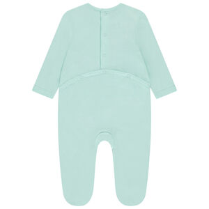 Dors-bien en jersey uni print animal pour bébé garçon 