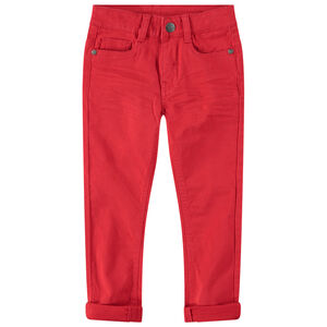 Pantalon en twill surteint avec poche fantaisie au dos 