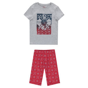 Junior - Pyjama en jersey avec print esprit sportswear 