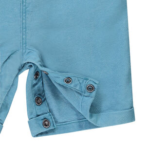Salopette courte poche fantaisie pour bébé garçon 
