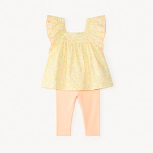 Ensemble 2 pièces tunique + legging pour bébé fille 