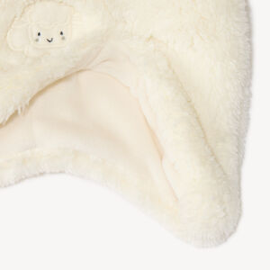 Bonnet en sherpa bébé garçon 