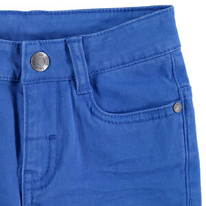 Pantalon effet crinkle avec poche à inscription reliéfée 