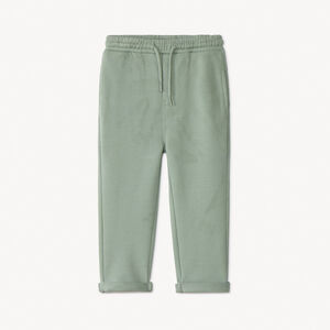 Pantalon de jogging uni en maille piquée pour bébé garçon 