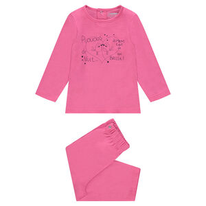 Pyjama en jersey avec print fantaisie 
