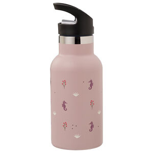 Gourde isotherme 350ml Hippocampe Rose  