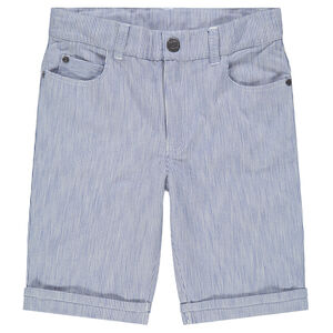 Junior - Bermuda à rayures verticales all-over 